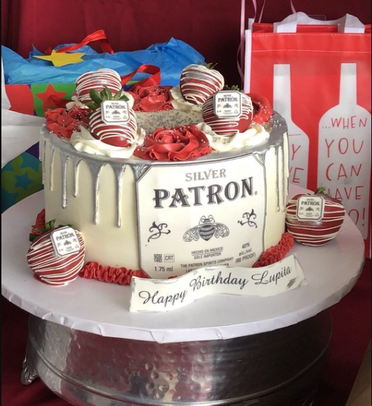 custom cake with strawberries for mission viejo costumer